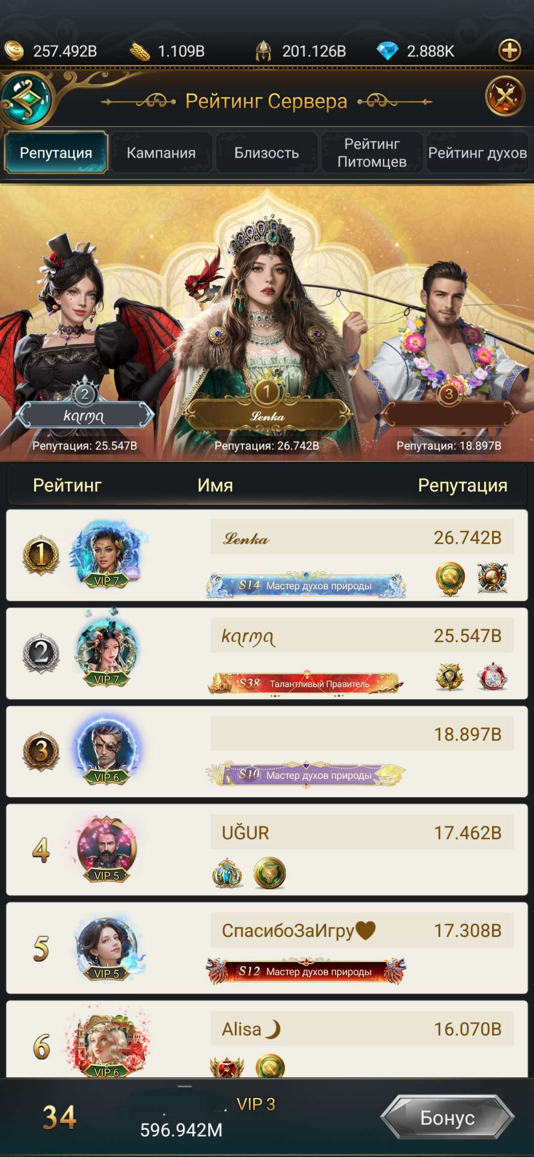 продажа аккаунта к игре Великий Султан